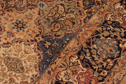 handmade Traditional Design Multi Blue Hand Knotted RECTANGLE 100% WOOL area rug 8'X10'