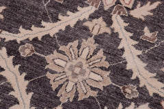 handmade Traditional Kafkaz Charcoal Tan Hand Knotted RECTANGLE 100% WOOL area rug 12X15