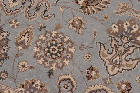 handmade Traditional Veg Dye Lt. Blue Lt. Tan Hand Knotted RECTANGLE 100% WOOL area rug 8'X10'