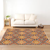 handmade Transitional Kafkaz Blue Gray Hand Knotted RECTANGLE 100% WOOL area rug 8 x 10