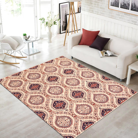 handmade Modern Kafkaz Beige Blue Hand Knotted RECTANGLE 100% WOOL area rug 8' x 10'