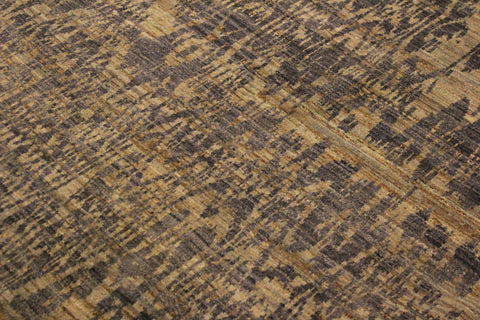 handmade Modern Kafkaz Gray Blue Hand Knotted RECTANGLE 100% WOOL area rug 4' x 6'