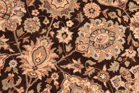 handmade Transitional Design Brown Beige Hand Knotted RECTANGLE 100% WOOL area rug 8' x 10'