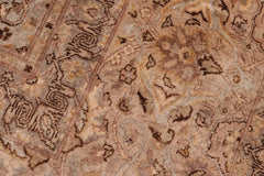 handmade Traditional  Blue Tan Hand Knotted RECTANGLE 100% WOOL area rug 8'X11'