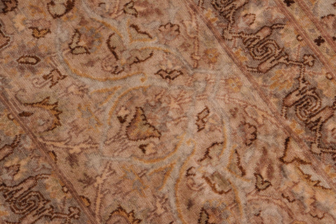 handmade Transitional  Blue Tan Hand Knotted RECTANGLE 100% WOOL area rug 8' x 11'