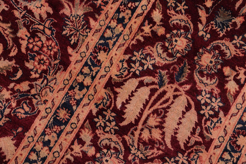 handmade Transitional Nadeem Aubergine Aubergine Hand Knotted RECTANGLE 100% WOOL area rug 8 x 10