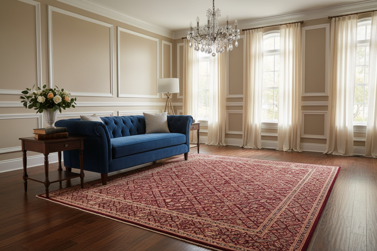 handmade Transitional Nadeem Aubergine Aubergine Hand Knotted RECTANGLE 100% WOOL area rug 8 x 10