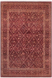 Traditional Nadeem Glenda Aubergine Aubergine Hand Knotted Area rugs 8 x 10