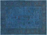 A09912,1111"x17 2",Over Dyed                     ,12x17,Blue,BLUE,Hand-knotted                  ,Pakistan   ,100% Wool  ,Rectangle  ,652671180354