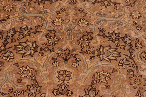 handmade Transitional Design Tan Lt. Blue Hand Knotted RECTANGLE 100% WOOL area rug 8' x 10'
