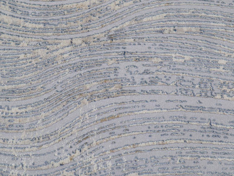 handmade Modern Abstract Gray Blue Machine Made RECTANGLE POLYESTER area rug 9x12