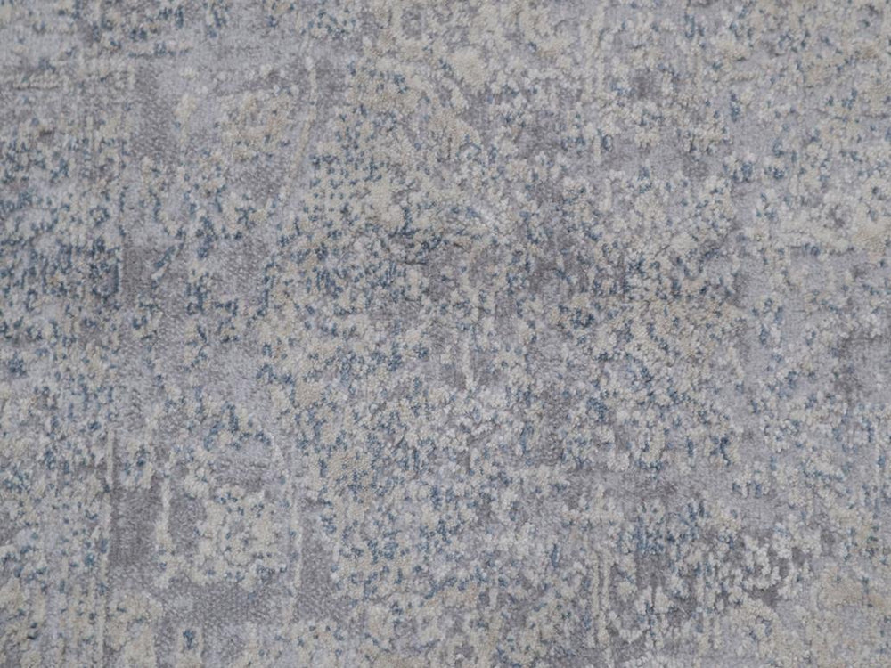 handmade Transitional Vintage Gray Beige Machine Made RECTANGLE POLYESTER area rug 9x12