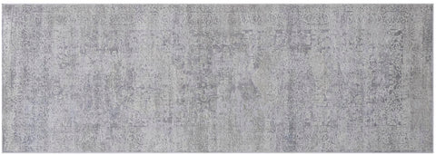 handmade Transitional Vintage Gray Beige Machine Made RECTANGLE POLYESTER area rug 9x12