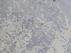 handmade Transitional Vintage Blue Beige Machine Made RECTANGLE POLYESTER area rug 6x9