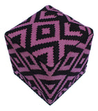 handmade  Ottoman Black Purple HandmadeRECTANGLE 100% WOOL area rug