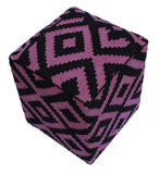 handmade  Ottoman Black Purple HandmadeRECTANGLE 100% WOOL area rug