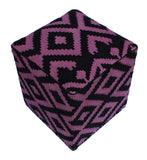 handmade  Ottoman Black Purple HandmadeRECTANGLE 100% WOOL area rug