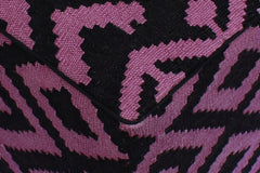 handmade  Ottoman Black Purple HandmadeRECTANGLE 100% WOOL area rug