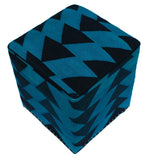 handmade  Ottoman Blue Black HandmadeRECTANGLE 100% WOOL area rug