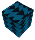 handmade  Ottoman Blue Black HandmadeRECTANGLE 100% WOOL area rug