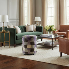 P02619, 0 0"X 0 0",                   ,,Purple,BROWN,Hand-made                     ,Pakistan   ,100% Wool  ,Round      ,652671171062