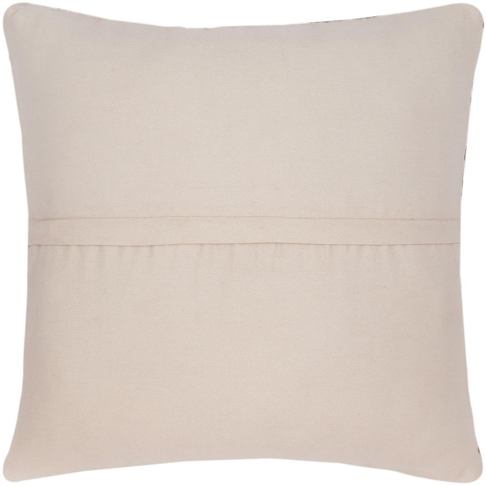 handmade Traditional Pillow Orange Blue Hand-Woven SQUARE 100% WOOL kilim throw pillow