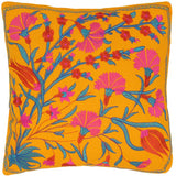Botanical Chic Embroidered Meghann Velvet Pillow