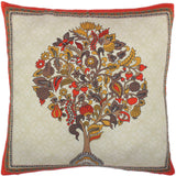 handmade Turkish Throw Pillow Beige Gold  SQUARE handmade Silk Throw Pillow