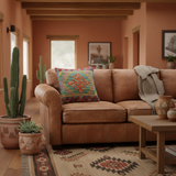 Southwestern Turkish Dorothy Hand Woven Kilim Throw Pillow