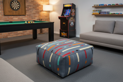 Boho Chic Justa Hand-Woven Kilim Floor Cushionon