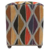 handmade Modern Ottoman Blue Rust HandmadePOUF 100% WOOL area rug