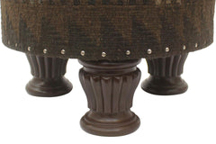 handmade Vintage Black Blue Hand-made ROUND 