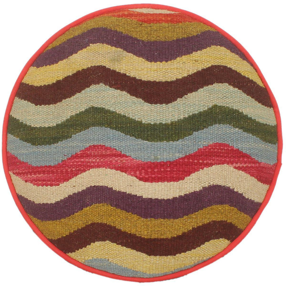 handmade  Blue Beige Hand-made ROUND 