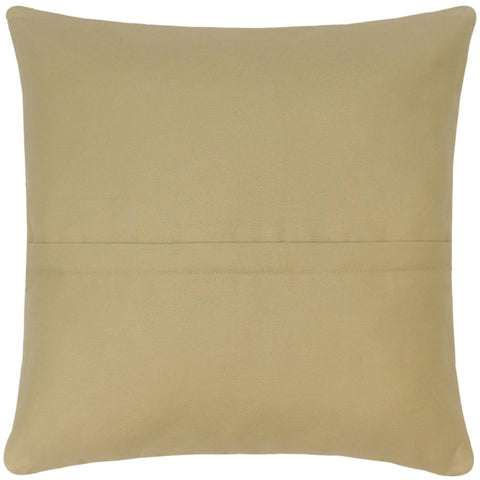 handmade Tribal Turkish Antique Beige Blue Hand-Woven SQUARE 100% WOOL pillow