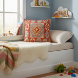 Boho Chic Turkish Seymour Hand Woven Kilim Pillow