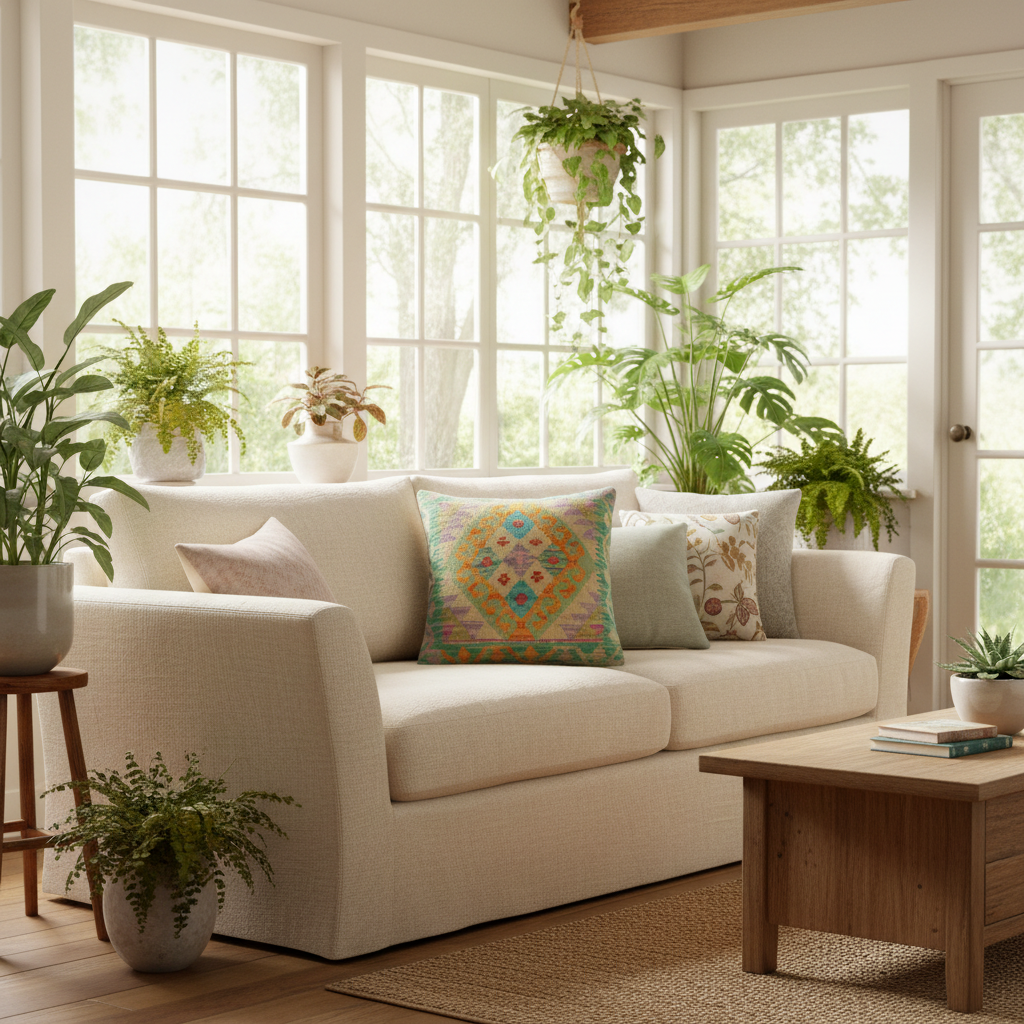 Southwestern Turkish Roach Hand Woven Kilim Pillow