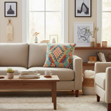 Rustic Turkish Horton Hand Woven Kilim Pillow