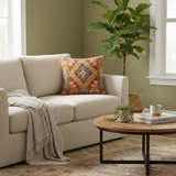 Boho Chic Turkish Dunne Hand Woven Kilim Pillow