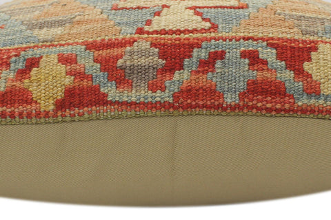 handmade Tribal Turkish Antique Rust Black Hand-Woven RECTANGLE 100% WOOL pillow