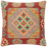 Bohemian Turkish Partridg Hand Woven Kilim Pillow