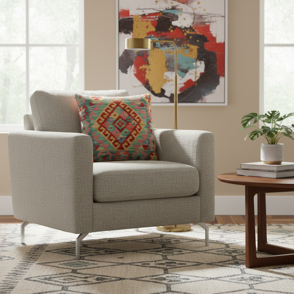 Southwestern Turkish Bui Hand Woven Kilim Pillow