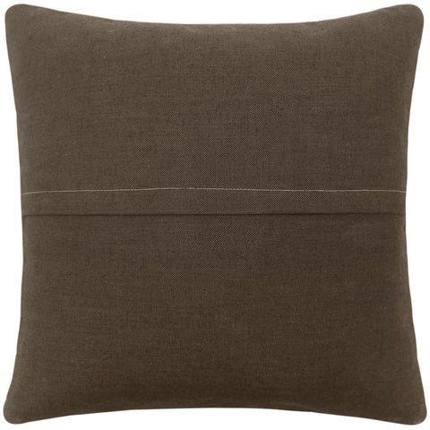 handmade Tribal Turkish Antique Brown Rust Hand-Woven SQUARE 100% WOOL pillow