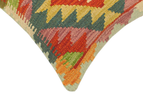 handmade Tribal Rust Blue Hand-Woven RECTANGLE 100% WOOL Pillow