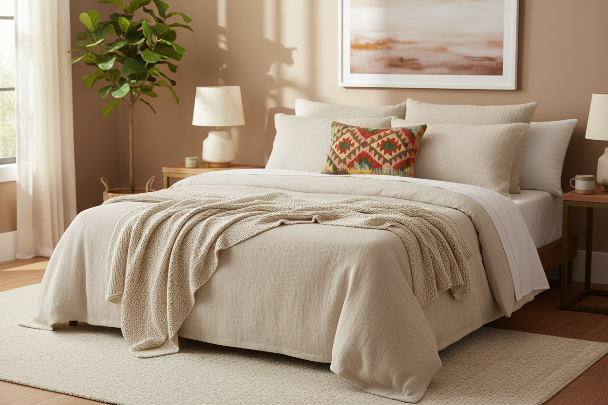 Turkish Southwestern Ma Hand Woven Kilim Pillow