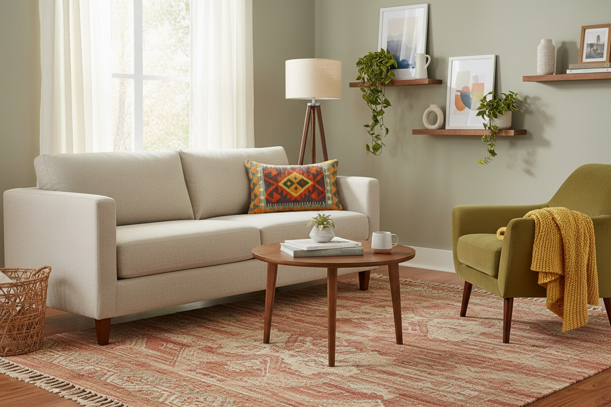 Turkish Tribal Burt Hand Woven Kilim Pillow