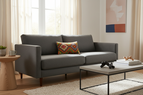 Turkish Boho Chic Jolly Hand Woven Kilim Pillow