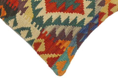 handmade Tribal Rust Beige Hand-Woven RECTANGLE 100% WOOL Pillow