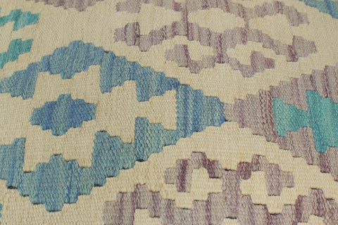 handmade  Ottoman Beige Black Hand-made SQUARE 100% WOOL 