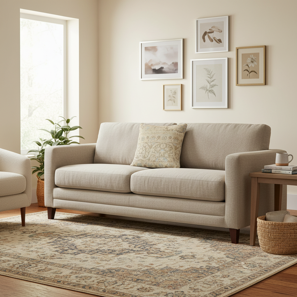 Rustic Salmon Vintage Distressed Handmade Rug Pillow