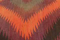 handmade Traditional Victorianot Rust Blue Hand-made ROUND JAQUARD area rug  23'' x 23'' x 18''